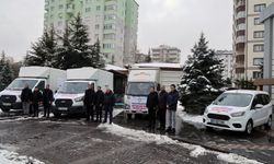 Kayseri Talas'tan yardım konvoyu