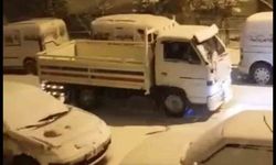 Ankara’da etkili olan kar yağışı trafikte zor anlar yaşattı