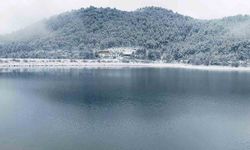 Emet Yeniceköy Tahtalı Gölet’inde kartpostallık kar manzaraları