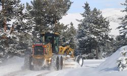 Erzincan’da kar ve tipiden 326 köy yolu ulaşıma kapandı