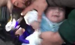 Gaziantep’te 4 aylık Duru bebek enkazdan sağ çıkarıldı