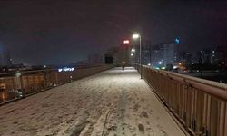 İstanbul’da beklenen kar yağışı başladı