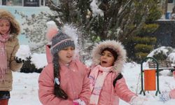 Malatya’da vatandaşın kar sevinci