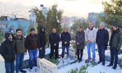 Şırnaklı Gazeteci Davut Çimen mezarı başında anıldı