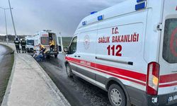 Tekirdağ’da servis aracı kaza yaptı: 3 yaralı