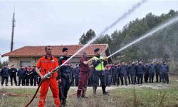 Kütahya OBM orman yangınları ile mücadelede askeri birliklere eğitim veriyor