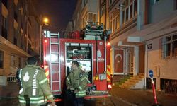 Avcılar’da 4 katlı binada çıkan yangın paniğe neden oldu
