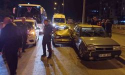 Ezine’de zincirleme trafik kazası