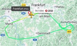İniş takımları kapanmayan THY uçağı Frankfurt’a geri döndü