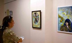 Ergül’ün Sanko Sanat Galerisi’nde açtığı sergi devam ediyor