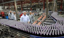 Erzincan Valisi Hamza Aydoğdu, Kızılay İçecek Fabrikası'nı ziyaret etti