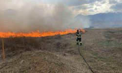 Erzincan’da örtü yangını büyümeden söndürüldü