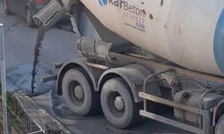Maltepe’de beton dökerek ilerleyen mikser sürücüsüne 2 bin 648 lira ceza