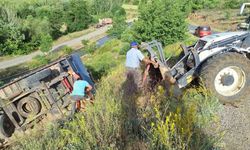 Erzincan'da Traktör Kazası