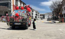 Erzincan’da Kekli Araçla 23 Nisan Çıkarması