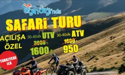 Ergan Dağı’nda ATV ve UTV Safari Heyecanı Başladı