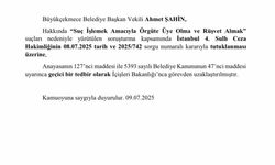 İçişleri Bakanlığı, Adana Büyükşehir Belediye Başkanı ve Büyükçekmece Belediye Başkan Vekili görevden uzaklaştırıldığını açıkladı