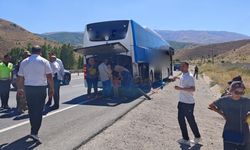 Erzincan’da Yolcu Otobüsü Kaza Yaptı: 1 Yaralı