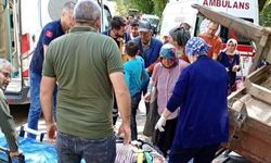 Traktör devrildi: 3’ü ağır 6 yaralı