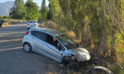 Erzincan’da Araç Savruldu! Yol Ortasında Feci Kaza