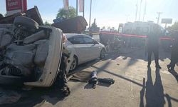 Akaryakıt istasyonuna dalan otomobil dehşet saçtı: 5'i çocuk 6 yaralı