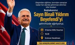 Binali Yıldırım Erzincan’a Geliyor