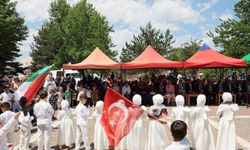 Erzincan'da Kur'an kursu öğrencilerinden yıl sonu şenliği