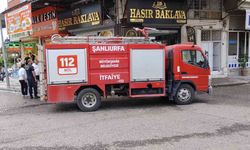 İş yerinde çıkan yangın korku dolu anlar yaşattı