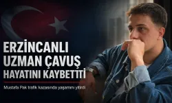 Erzincanlı Uzman Çavuş Kazada Hayatını Kaybetti