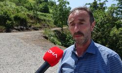 Ağaca çarpıp düşen İHA inceleniyor