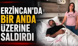 Erzincan’da Bir Anda Üzerine Saldırdı