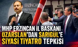 MHP Erzincan İl Başkanı Özarslan’dan Sarıgül’e Siyasi Tiyatro Tepkisi