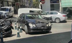 Otomobille çarpışan motosikletli yaralandı