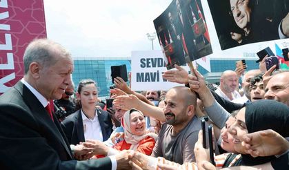 Cumhurbaşkanı Erdoğan’a KKTC’de yoğun ilgi