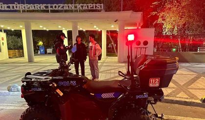 İzmir’de ATV’li polisler yılbaşında iş başında