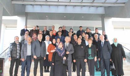 Karaman’da şehit polis aileleri ile emekli polisler düzenlenen programda bir araya geldi
