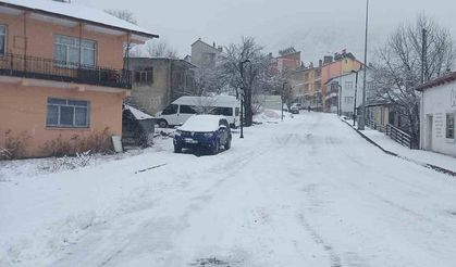 Tunceli’de kar yağışı etkili oldu, onlarca köy yolu ulaşıma kapandı