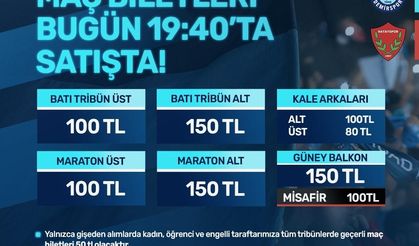 Adana Demirspor - Hatayspor maçının biletleri satışta