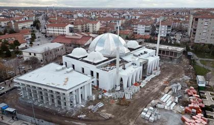 Aksaray’da Selçuklu Cami ve Külliyesi Projesi inşaatı hızla yükseliyor
