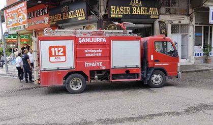 İş yerinde çıkan yangın korku dolu anlar yaşattı