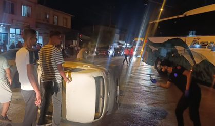 İki otomobil çarpıştı: 1 yaralı
