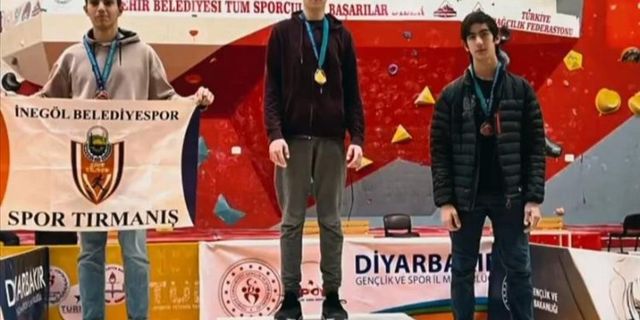 İnegöllü sporcular Diyarbakır'dan dereceyle döndü