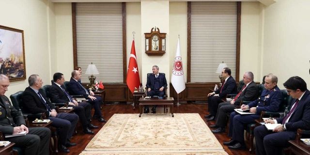 Bakan Akar, Gürcistan heyetini kabul etti