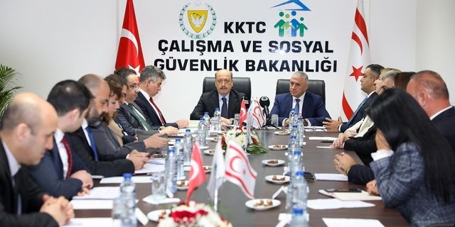 Bakan Bilgin, Lefkoşa’da Sosyal Güvenlik Ortak Daimi Komisyonu 1’inci Toplantısına katıldı