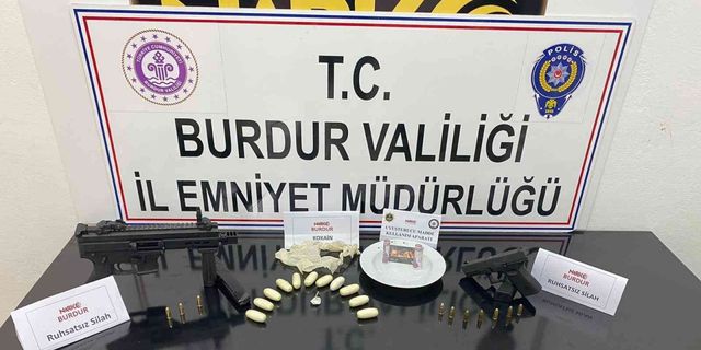 Burdur’da uyuşturucu operasyonunda 3 tutuklama