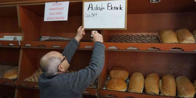 Edirneli esnaftan ‘Askıda Ekmek’ uygulaması