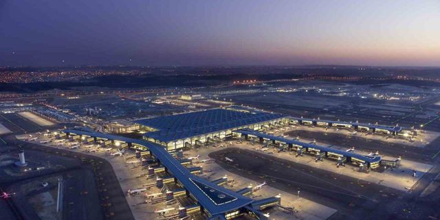 İstanbul Havalimanı Ocak ayı günlük ortalama bin 229 uçuş ile Avrupa’nın zirvesinde