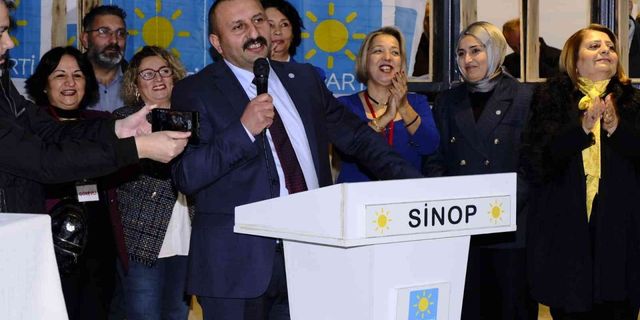 İYİ Parti Sinop İl Başkanlığı’nda koltuk değişimi