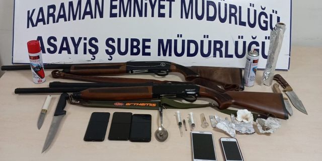 Karaman’da değişik suçlardan aranan 2 kişi yakalandı