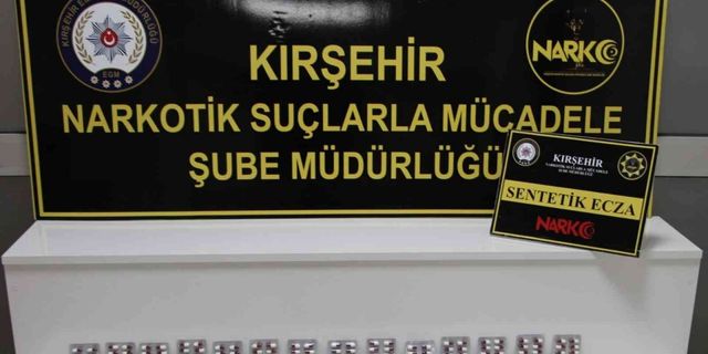Kırşehir’de ’sentetik ecza hap’ operasyonu: 2 tutuklama